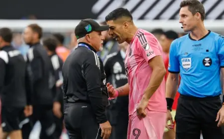 Luis Suarez Banned After Leagues Cup Meltdown